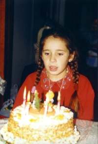 Antonella en su cumpleaños (6/7/99)