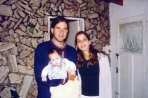 Cristian y Veronica (hijos de Nelly Pedicino) con Nicole, abril del 99